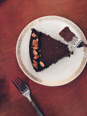 The chocolate mousse pie by Chez Mariette at Blackbird in Bruges