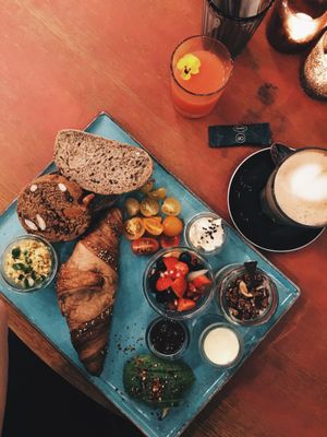 The blackbird breakfast! at Blackbird in Bruges