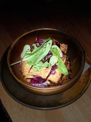 Mousakka 🌱 at Blackbird in Bruges