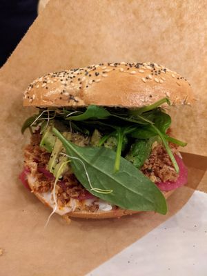 Blackbird bagel at Blackbird in Bruges