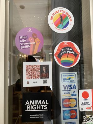 Everyone is welcome  at Blackbird in Bruges