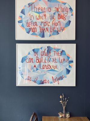 A piece of wisdom  at Blackbird in Bruges