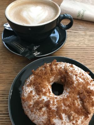Speculoos donut  at Blackbird in Bruges