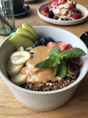 Açai bowl  at Blackbird in Bruges