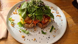 Kimchi toast at Blackbird in Bruges