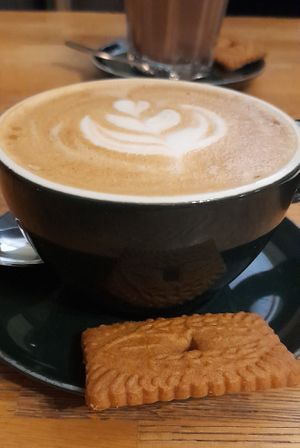 Cappuccino at Blackbird in Bruges