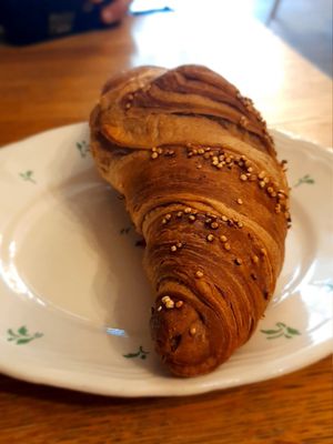 Plane Croissant at Blackbird in Bruges