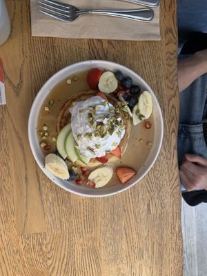 The American Pancakes  at Blackbird in Bruges