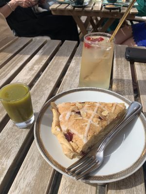 Frangipani cake    at Blackbird in Bruges
