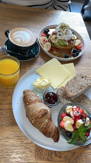 Incredible. (The croissant was more bready than croissanty if I am remembering correctly)  at Blackbird in Bruges