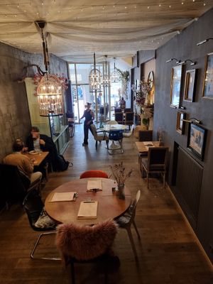 Interior at Blackbird in Bruges