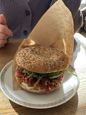 Bagel   at Blackbird in Bruges