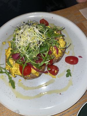 Tofu toast   at Blackbird in Bruges