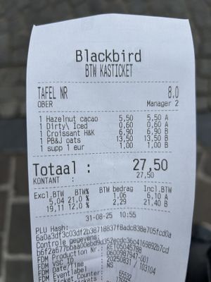 bill  at Blackbird in Bruges