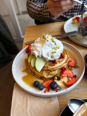 American Pancakes at Blackbird in Bruges