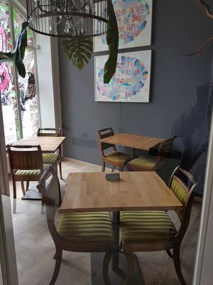 interior at Blackbird in Bruges