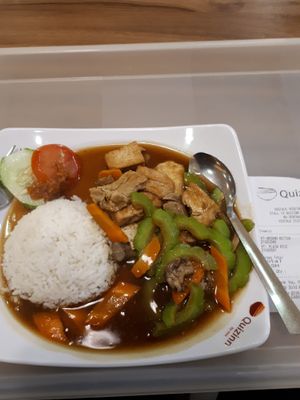 bitter gourd, tofu at Vegtalk in Kuala Lumpur