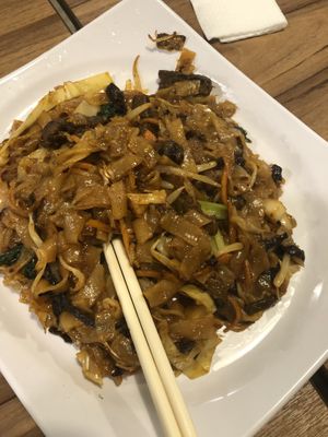 Noodles at Vegtalk in Kuala Lumpur
