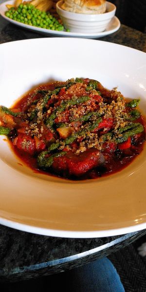 Mediterranean veg stew at The Ship Inn in North Berwick