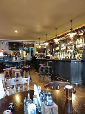 Bar at The Ship Inn in North Berwick