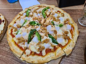 Supreme pizza at iVegan Pizza in Tangerang