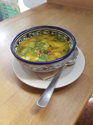 Indinesian soup at Omam in Liberec