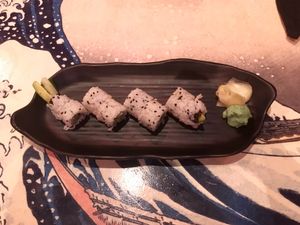 Avocado  and Cucumber sushi at Art Burger Sushi Bar in Myrtle Beach