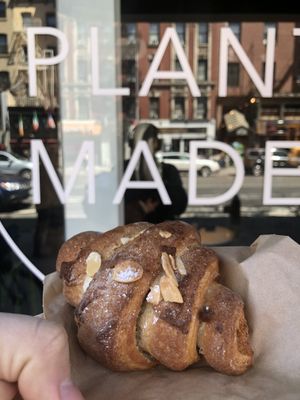 Almond croissant  at Plantmade in New York City