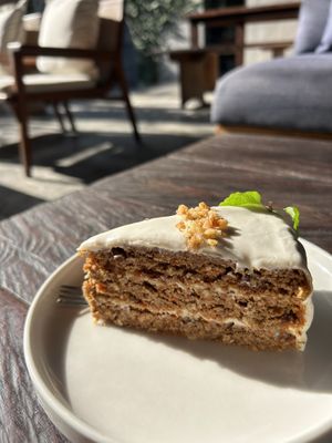 Vegan carrot cake  at Secret Spot - Berawa in Tibubeneng