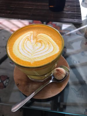 Turmeric latte  at Secret Spot - Berawa in Tibubeneng