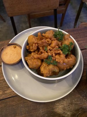 Jackfruit and Cauliflower Tempura at Secret Spot - Berawa in Tibubeneng