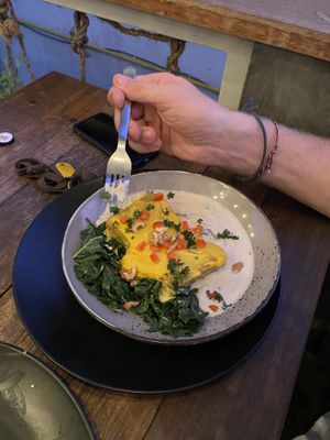 Vegan lasagna at Secret Spot - Berawa in Tibubeneng