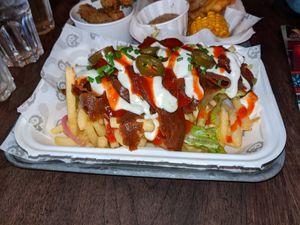 Kebab fries at Knaves Kitchen in Leeds