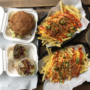 Loaded fries 🍟 at Knaves Kitchen in Leeds