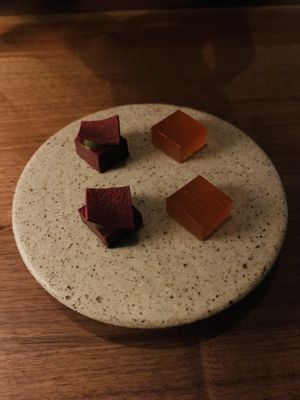 Petit fours  at Ark in Copenhagen