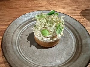 Basically ricotta cheese with herbs  at Ark in Copenhagen