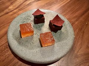 Petit fours  at Ark in Copenhagen