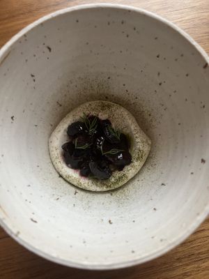 Cherry / cream  at Ark in Copenhagen