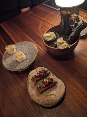 Our starters at Ark in Copenhagen