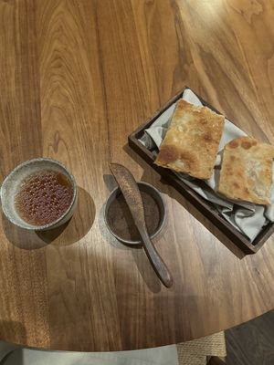 Onion tea and spread   at Ark in Copenhagen