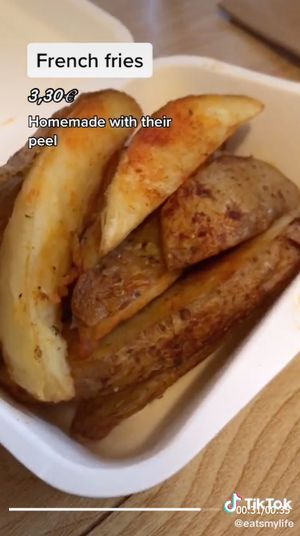 French Fries at Cookoomela Grill in Athens