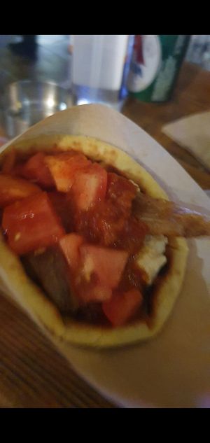 Kebab at Cookoomela Grill in Athens