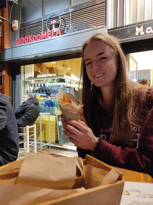 Kebab pitta at Cookoomela Grill in Athens