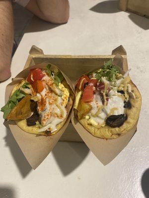 Rainbow supreme souvlaki  at Cookoomela Grill in Athens