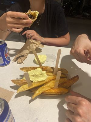 Side of potatoes  at Cookoomela Grill in Athens