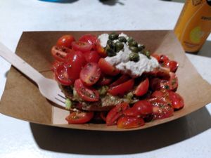 Daco Salad at Cookoomela Grill in Athens