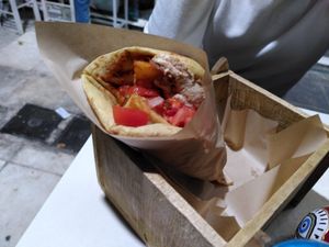 Kebab at Cookoomela Grill in Athens