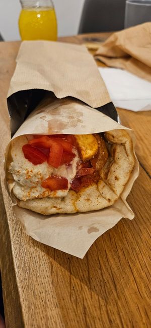 Lentil kebab at Cookoomela Grill in Athens