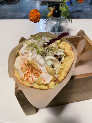 kebab special (4.50€)  at Cookoomela Grill in Athens