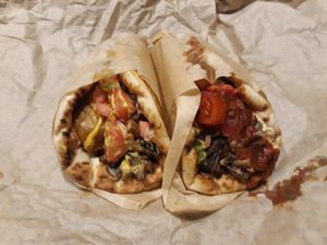 pitas  at Cookoomela Grill in Athens